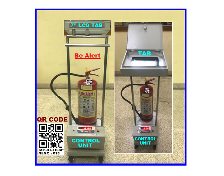 FIRE EXTINGUISHERS SERVICING SOFTWARE WITH TROLLEY